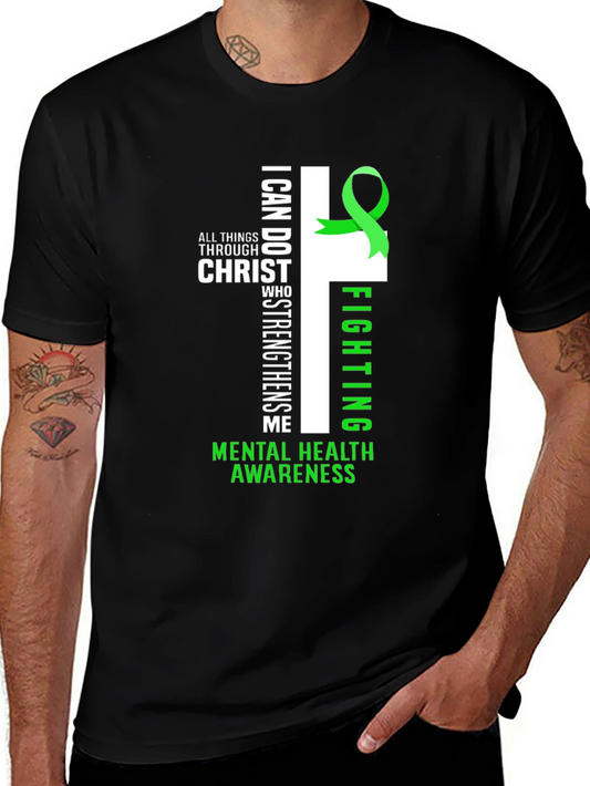 Mental Health Awareness Christian T-Shirt