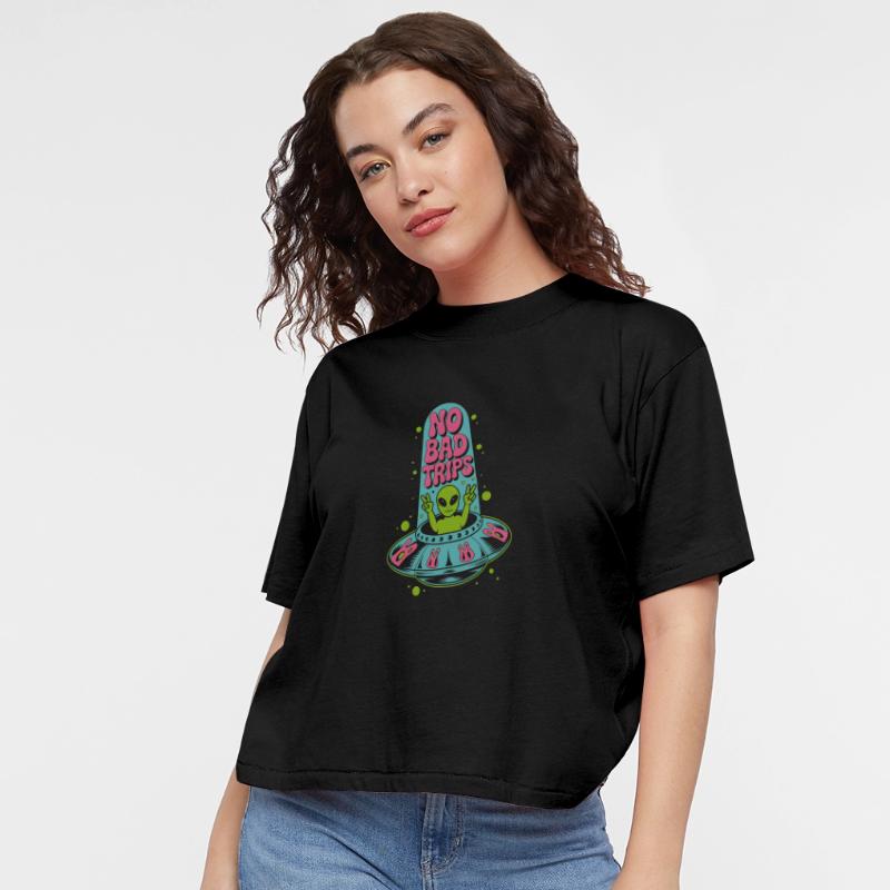 No Bad Trips Funny Alien Lover Gifts