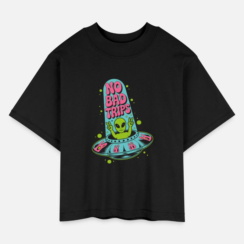 No Bad Trips Funny Alien Lover Gifts