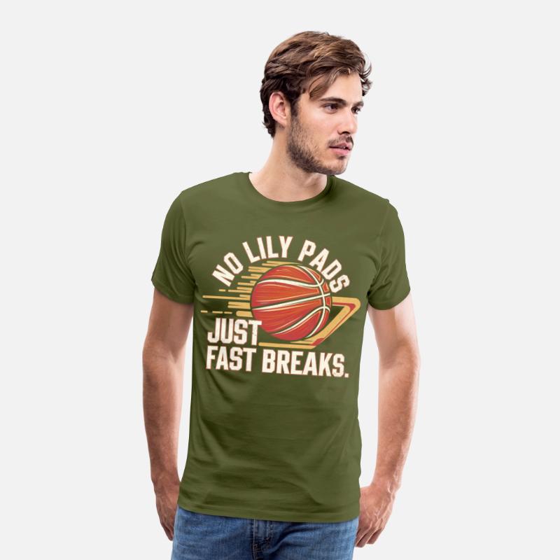 No Lily Pads Just Fast Breaks Basketball