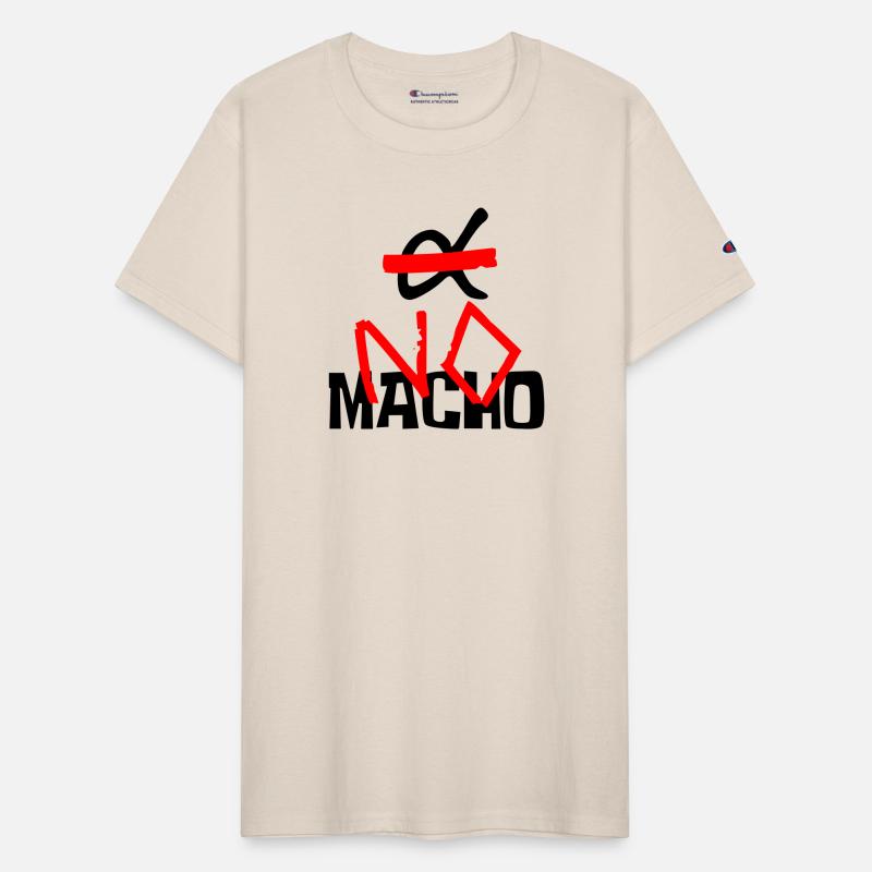 NO Macho (logo and text)