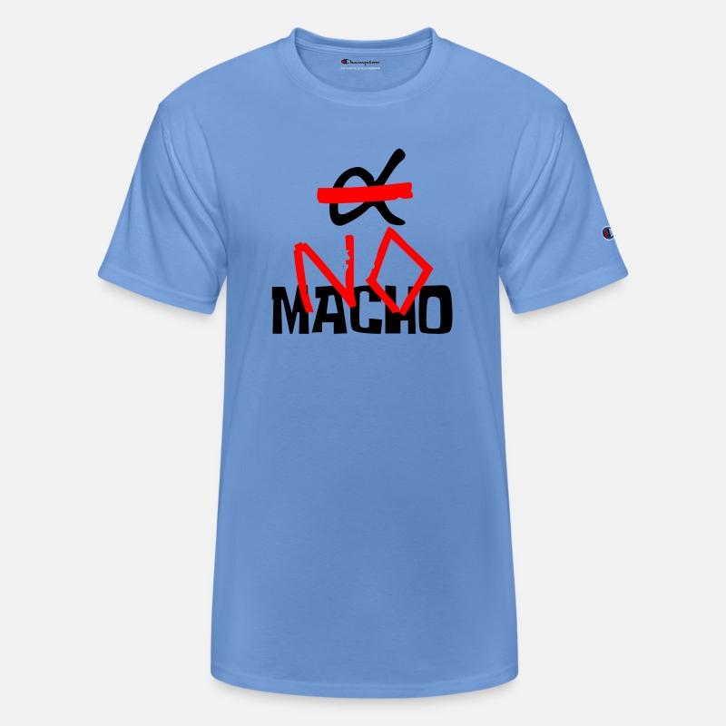 NO Macho (logo and text)