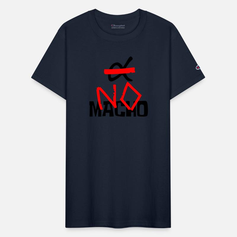 NO Macho (logo and text)