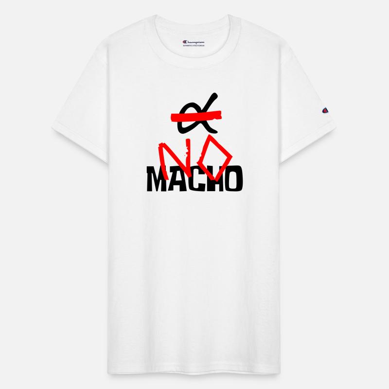 NO Macho (logo and text)