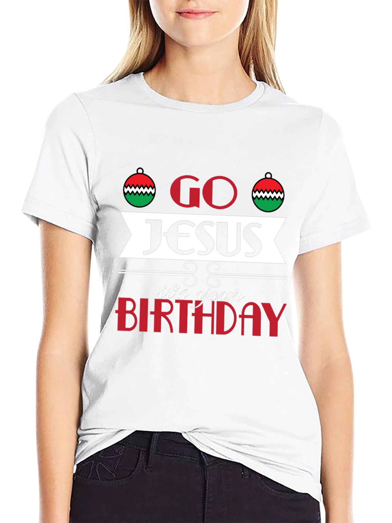 Go Jesus Its Your Birthday Black T-Shirt