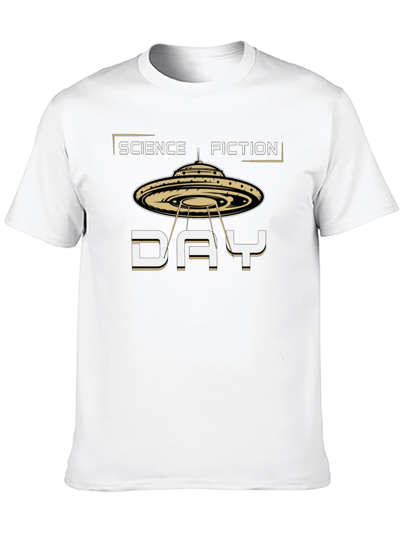 Science Fiction Day UFO Graphic T-Shirt