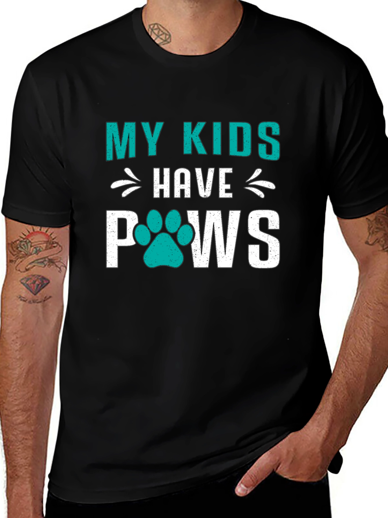 My Kids Have Paws Tee - Animal Lover T-Shirt