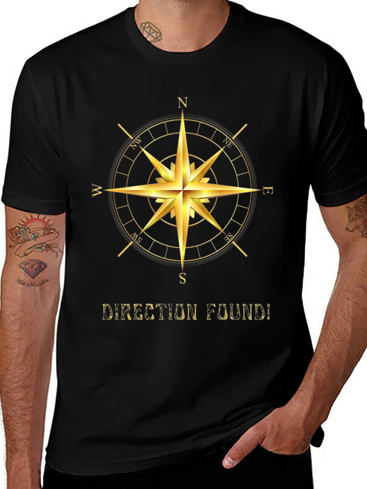 Direction Found Compass Graphic Tee