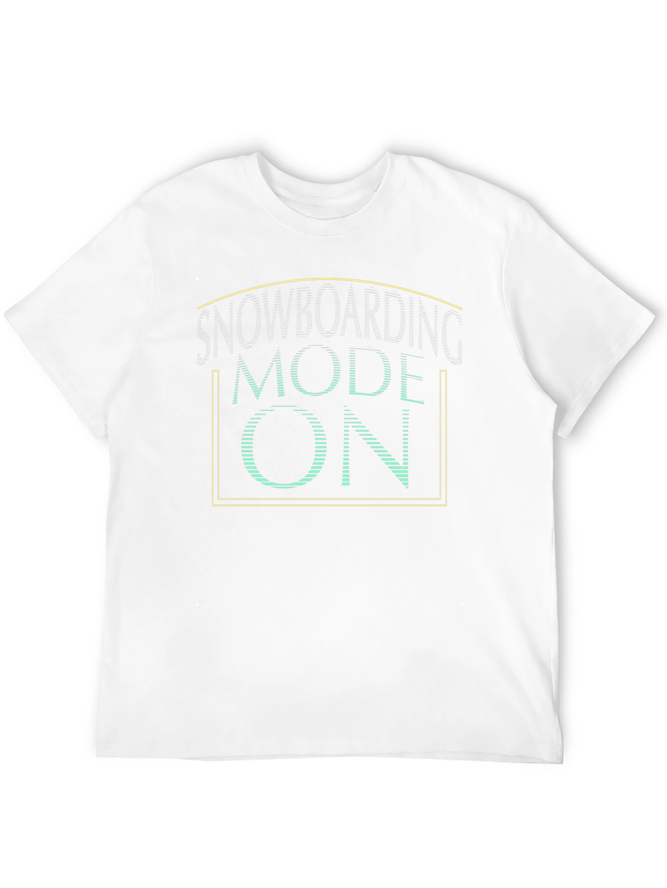 Snowboarding Mode On Graphic T-Shirt