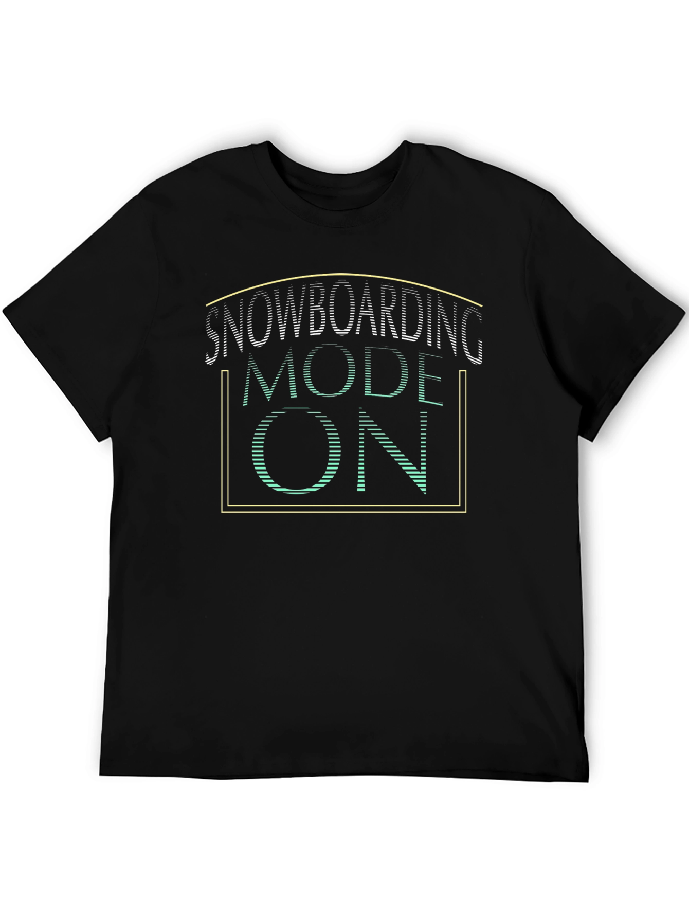 Snowboarding Mode On Graphic T-Shirt