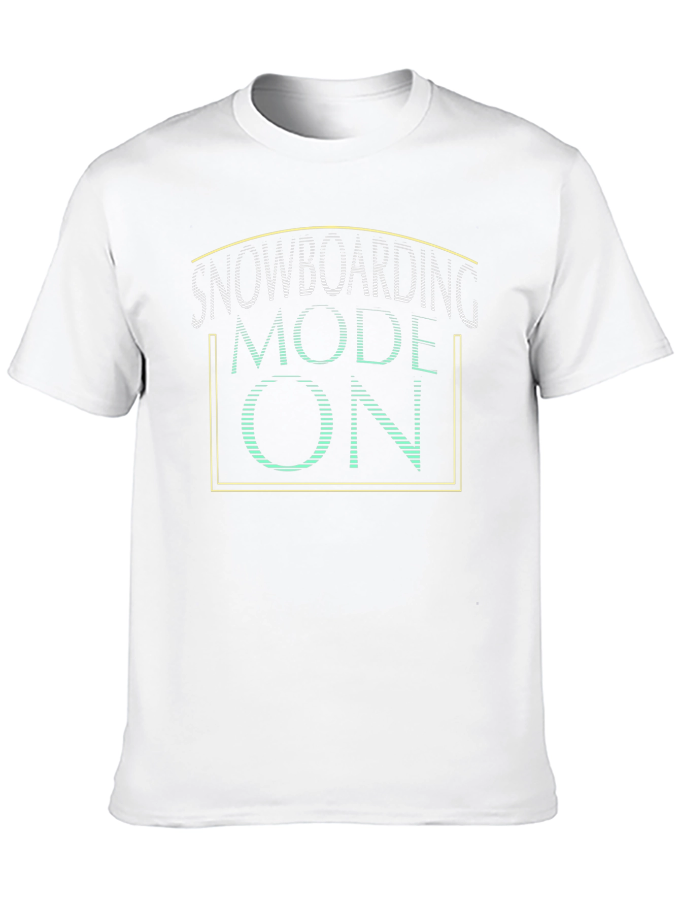 Snowboarding Mode On Graphic T-Shirt