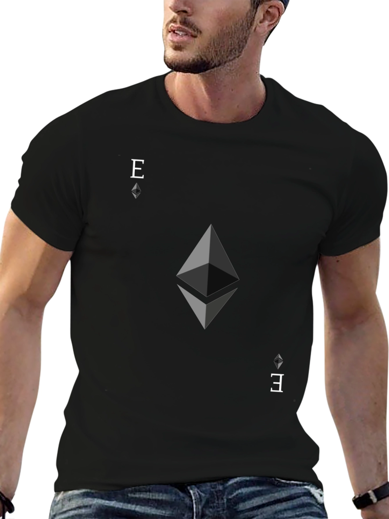Ethereum Ace T-Shirt - Crypto Enthusiast Tee