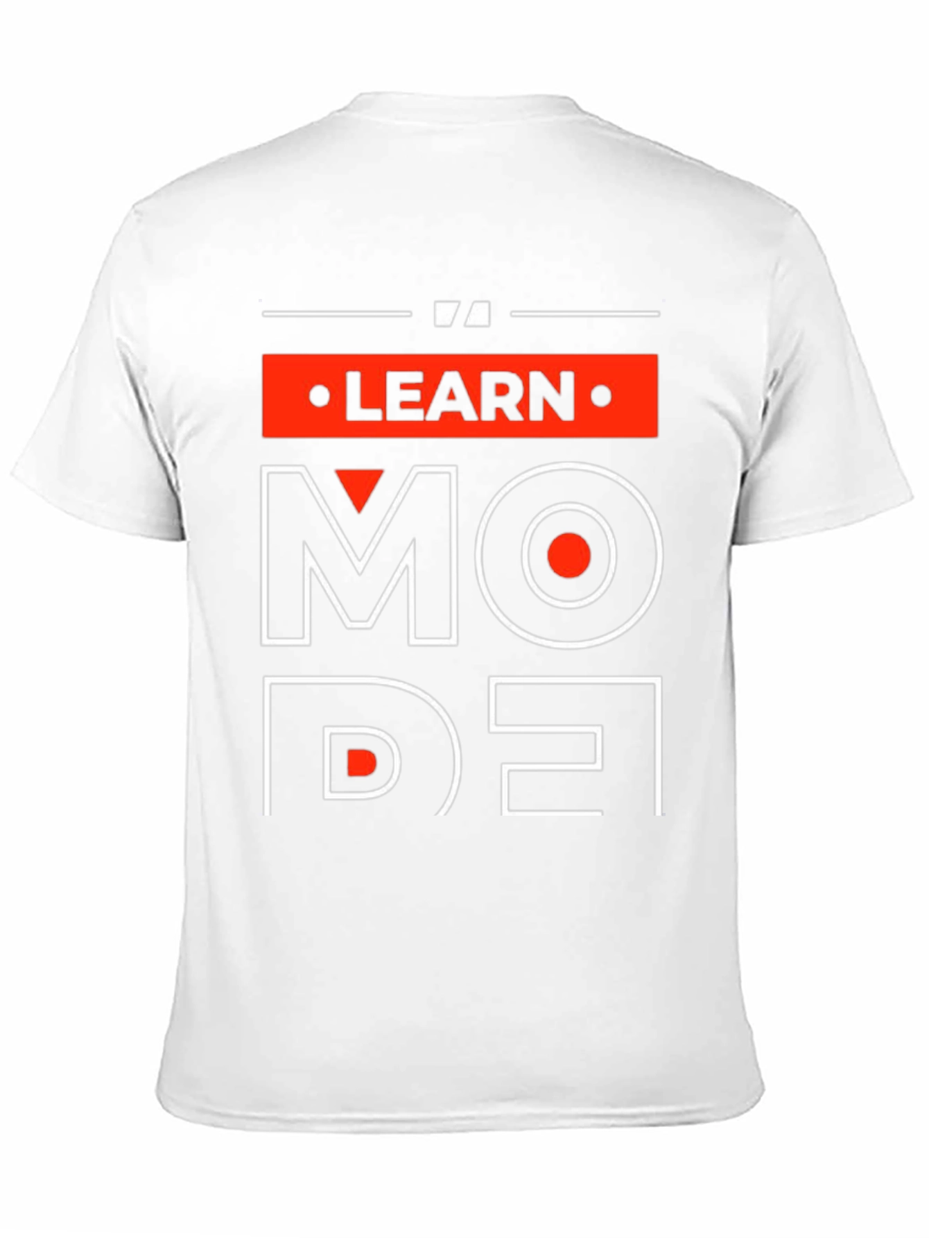 Learn Mode T-Shirt - Graphic Print Cotton Tee