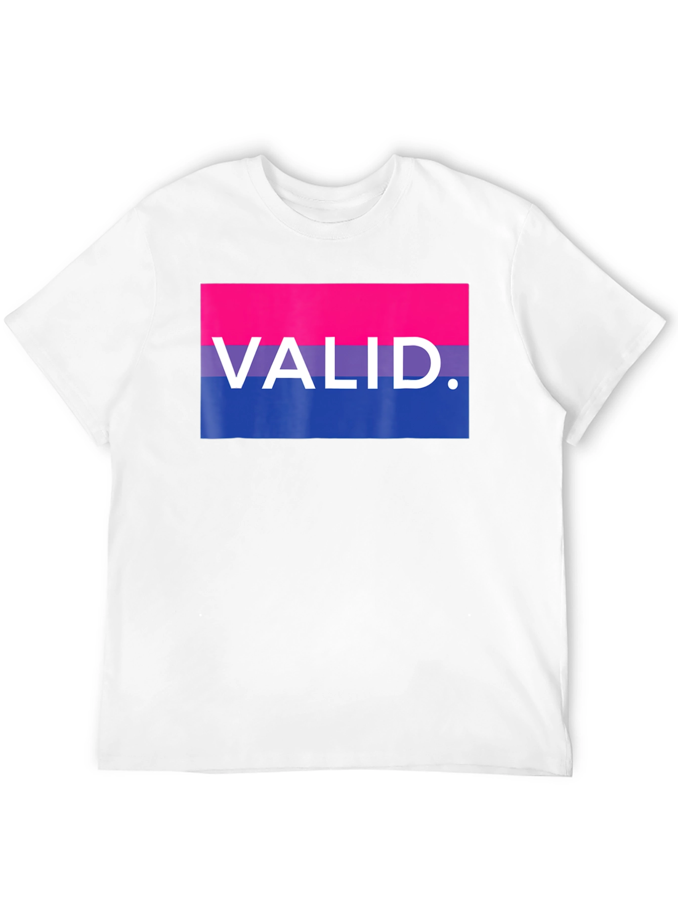 Bisexual Pride Valid T-Shirt LGBTQ Support