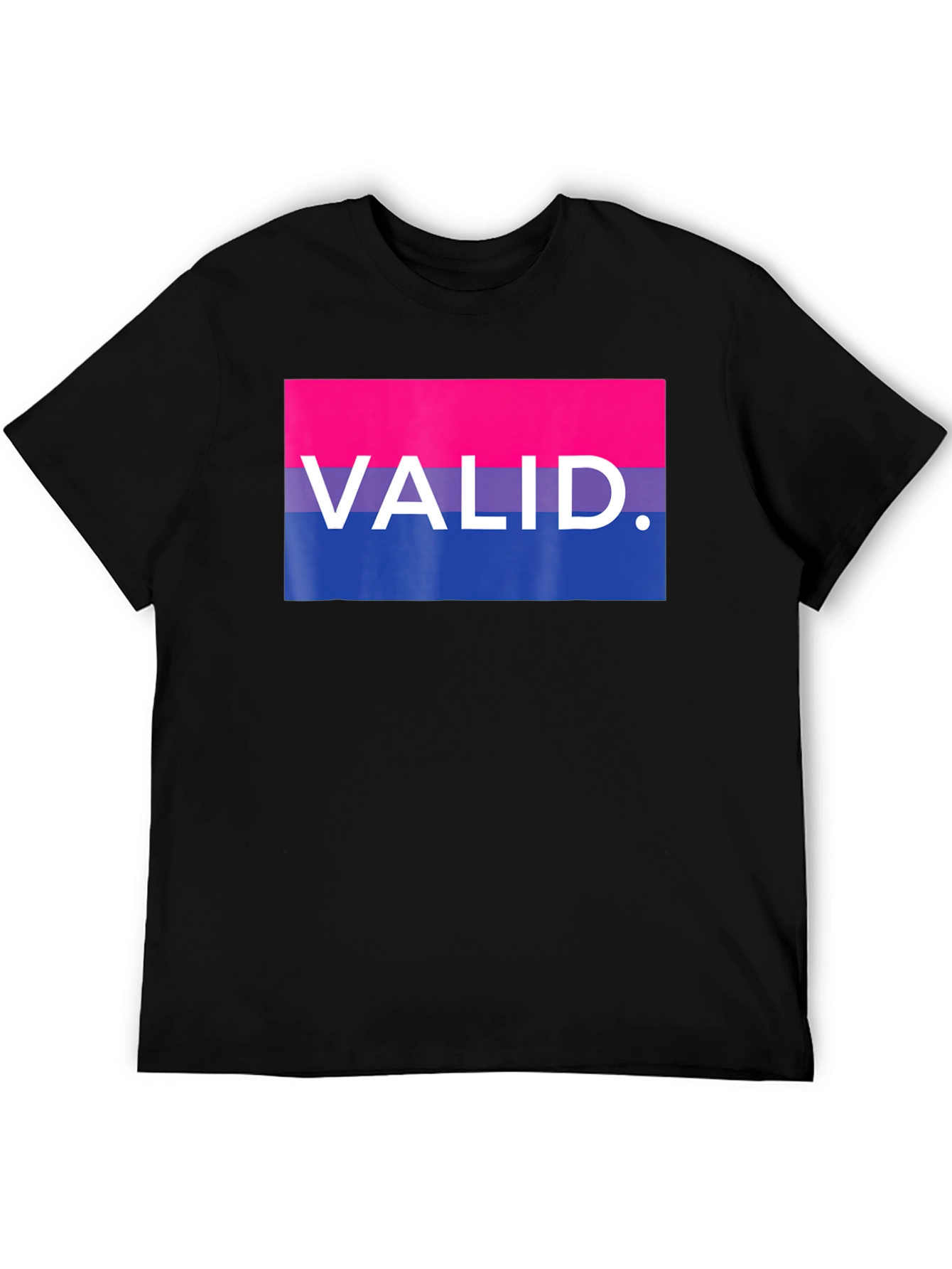Bisexual Pride Valid T-Shirt LGBTQ Support