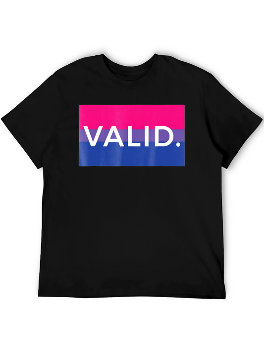 Bisexual Pride Valid T-Shirt LGBTQ Support