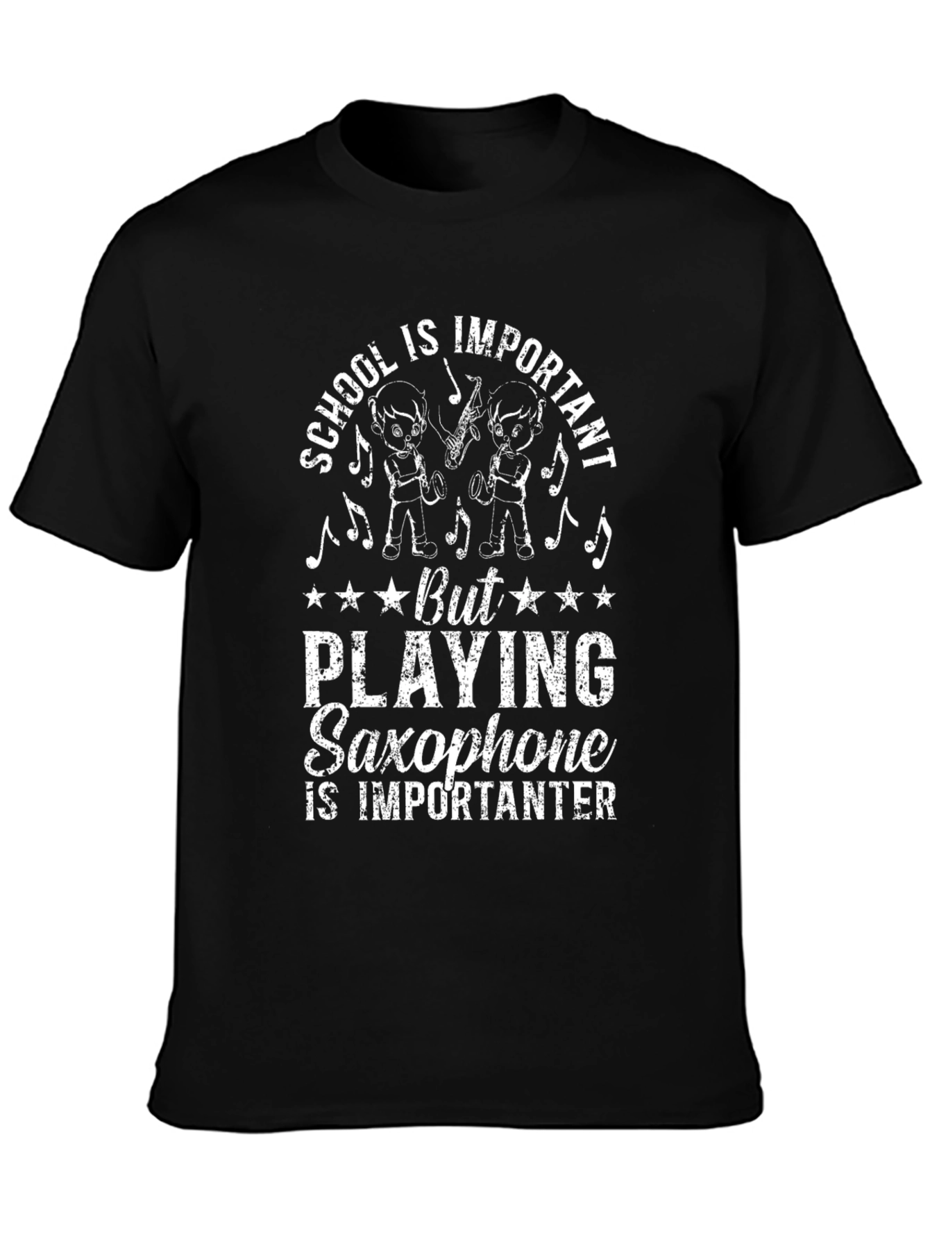 Saxophone Player Graphic Tee