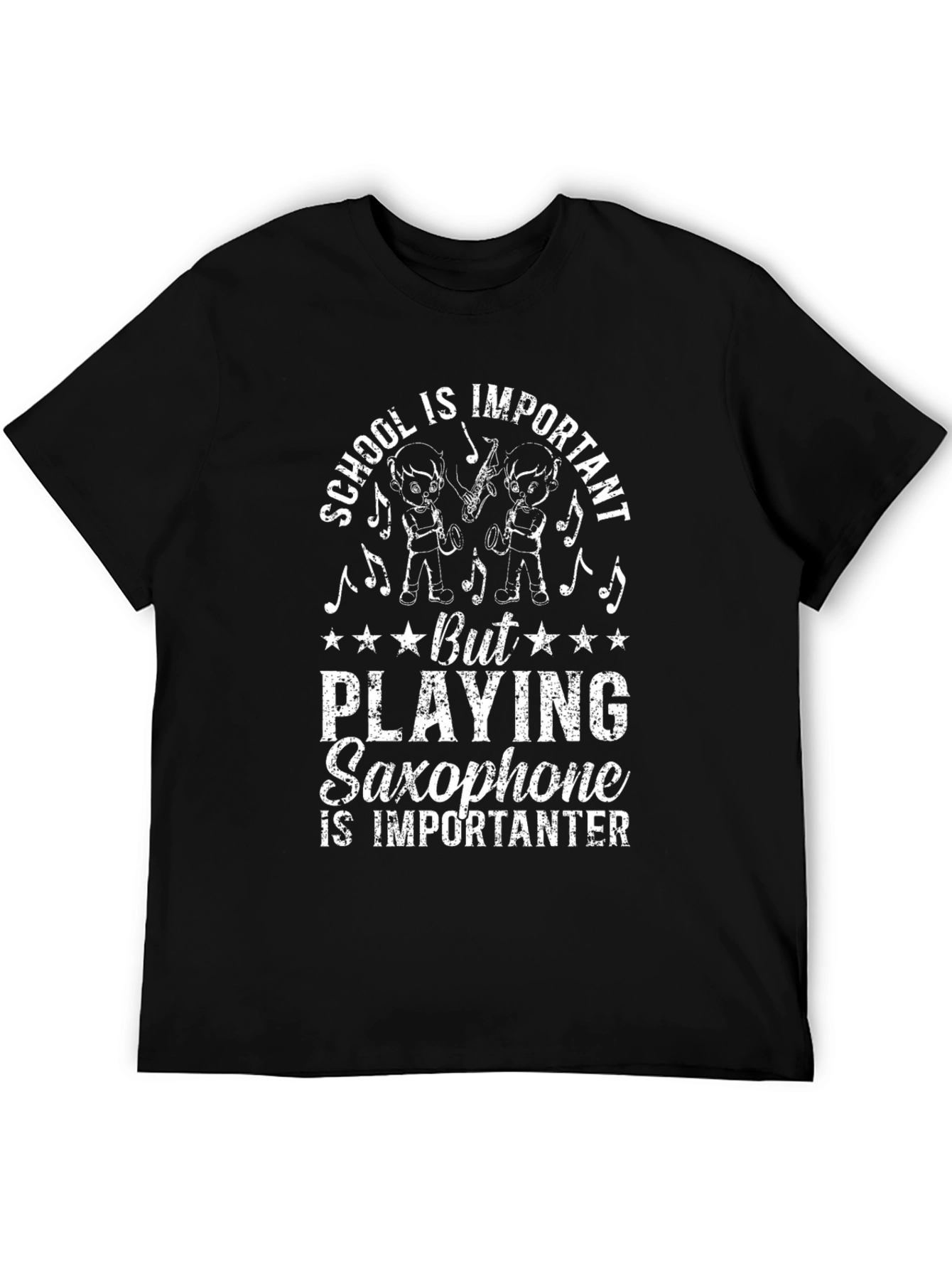 Saxophone Player Graphic Tee