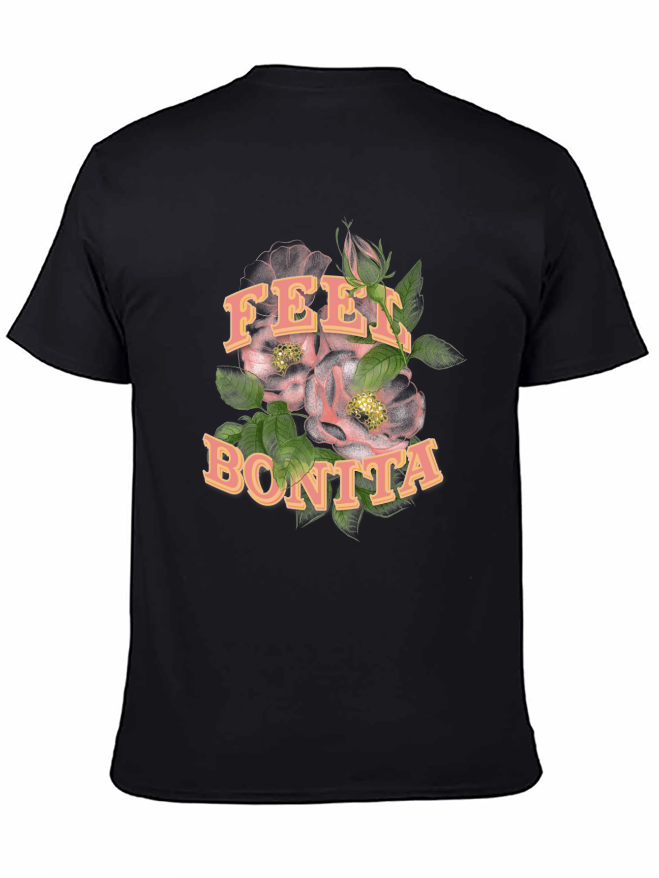 Feel Bonita Black Graphic T-Shirt