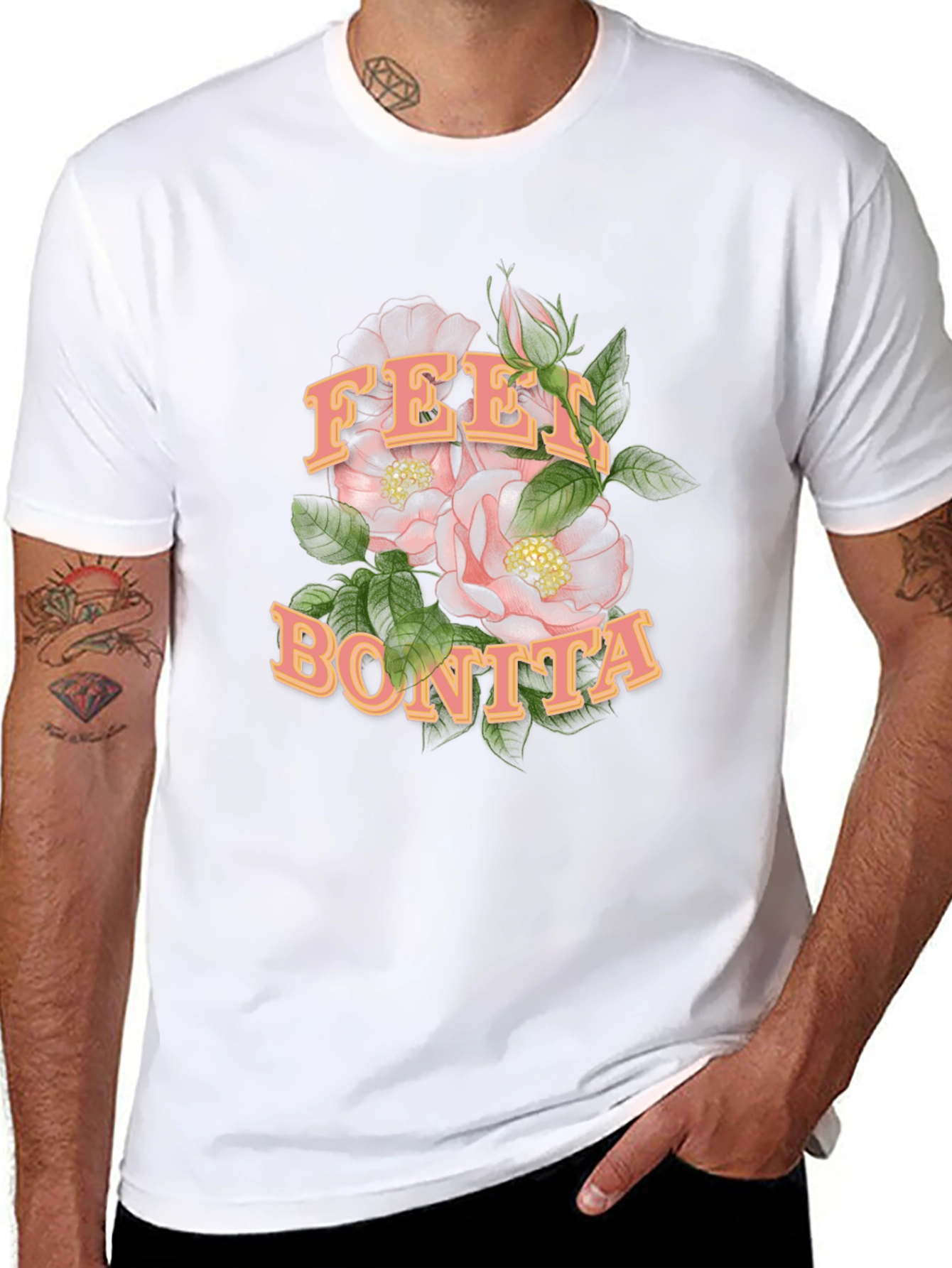 Feel Bonita Black Graphic T-Shirt