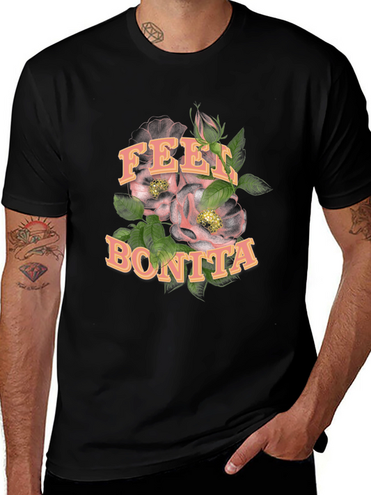 Feel Bonita Black Graphic T-Shirt