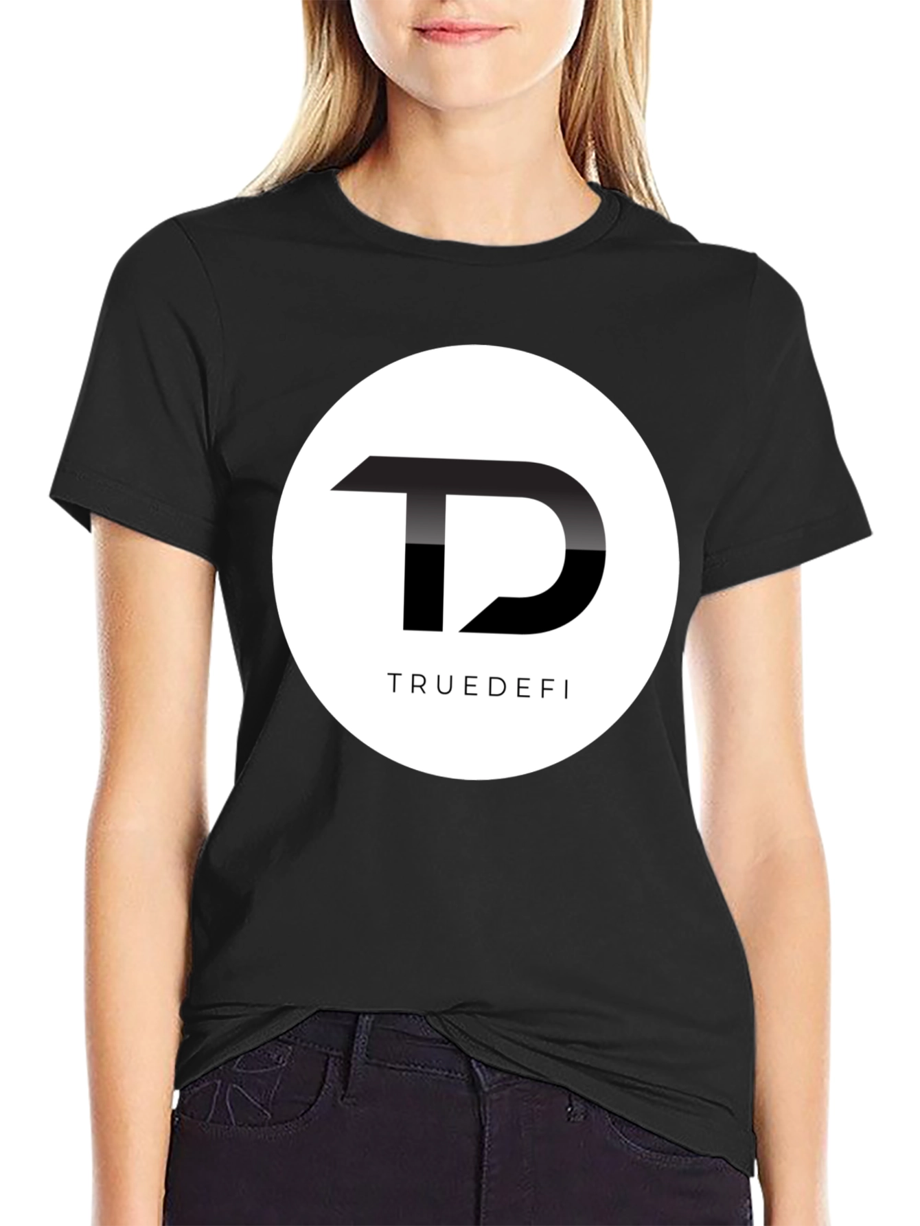 TrueDeFi Black Graphic T-Shirt