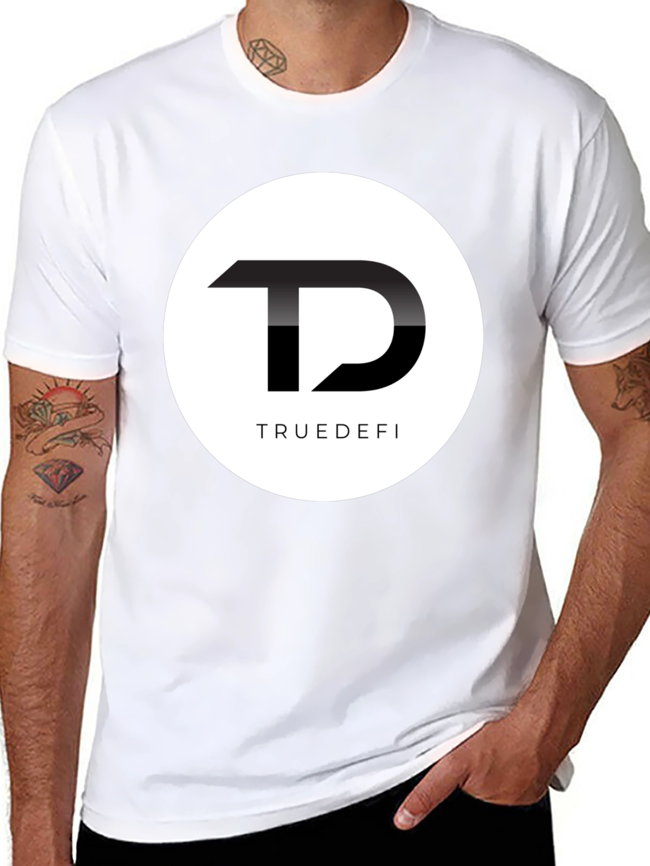 TrueDeFi Black Graphic T-Shirt