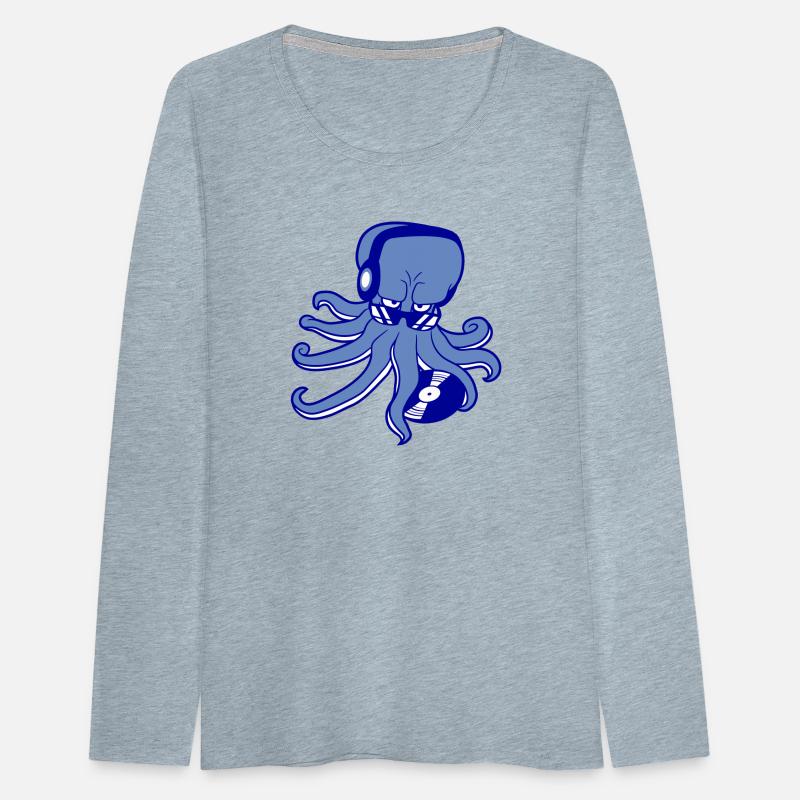 Octopus DJ Kraken Squid Mixer Cool Music Party Fun