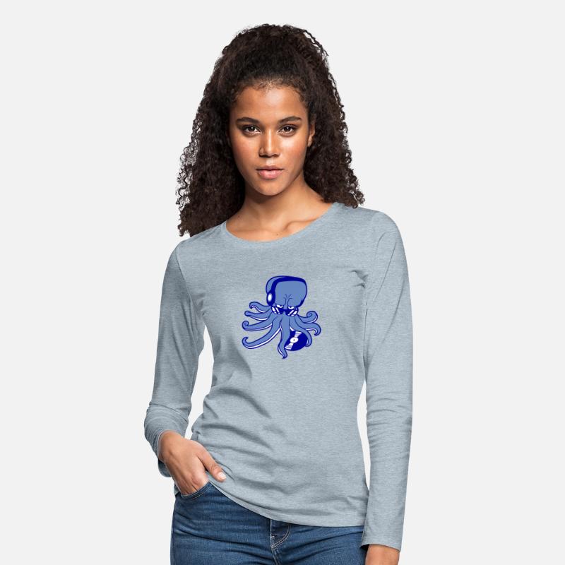 Octopus DJ Kraken Squid Mixer Cool Music Party Fun