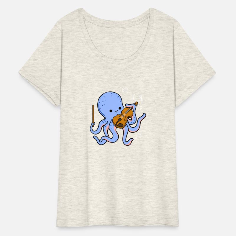 Octopus Playing Violin