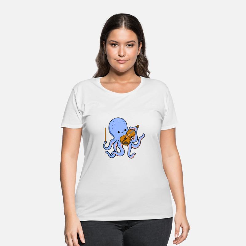 Octopus Playing Violin