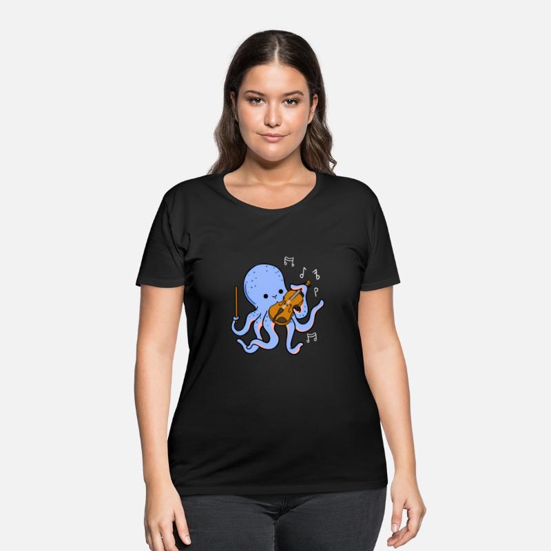 Octopus Playing Violin