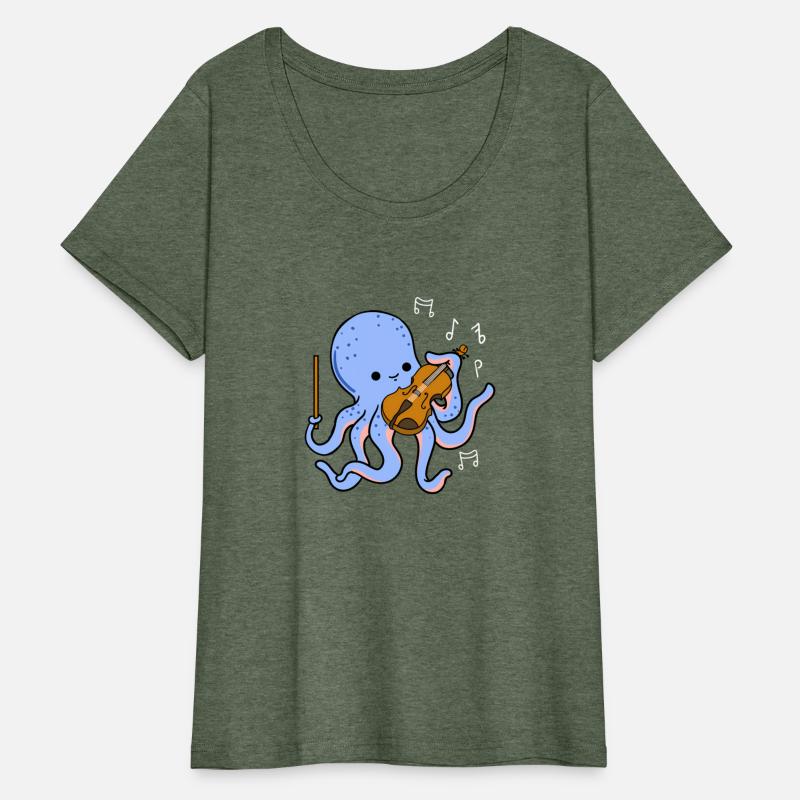 Octopus Playing Violin