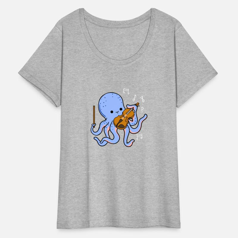 Octopus Playing Violin