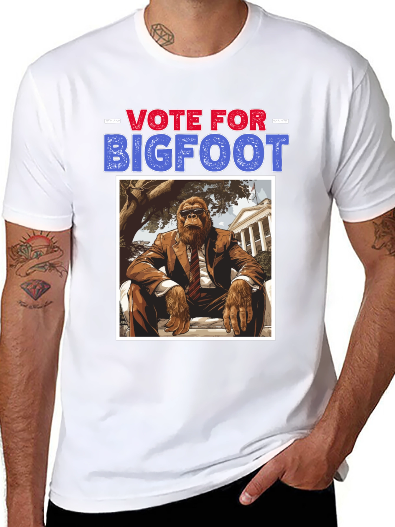 Vote for Bigfoot Graphic Tee