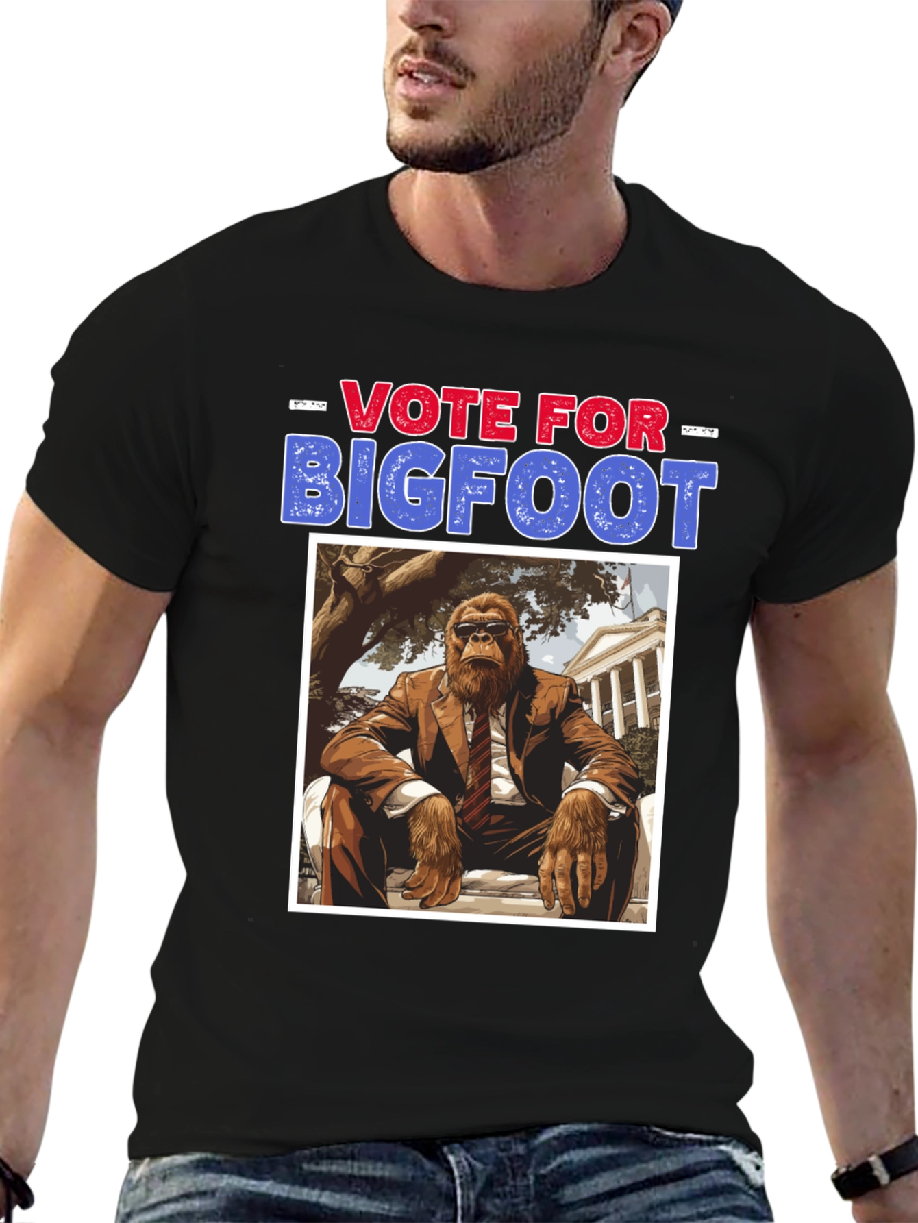 Vote for Bigfoot Graphic Tee