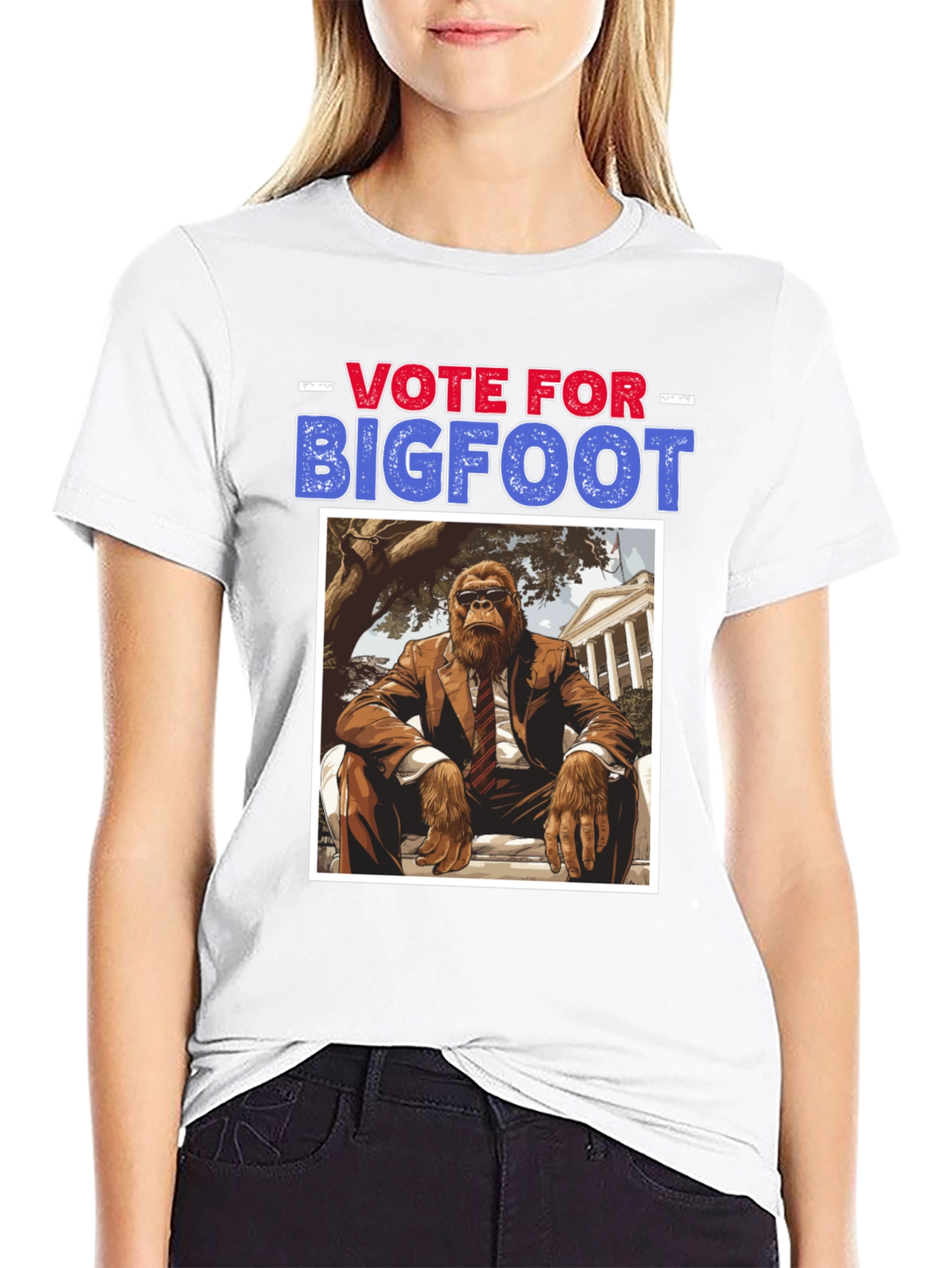 Vote for Bigfoot Graphic Tee