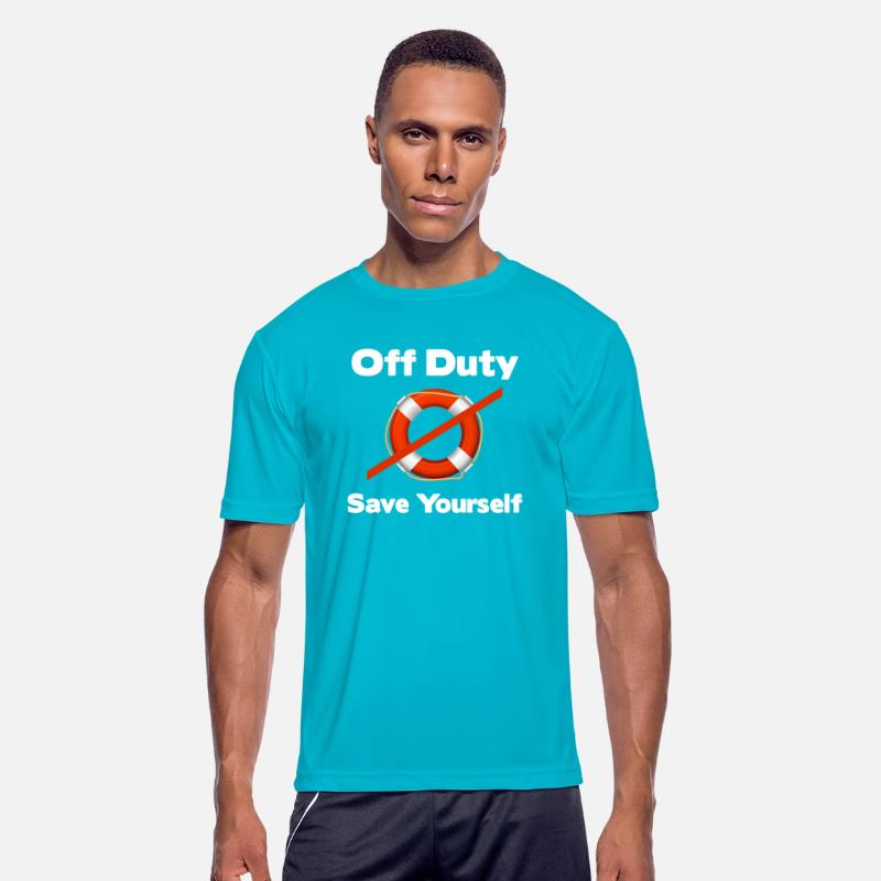 Off Duty Save Yourself Funny Lifeguards Island