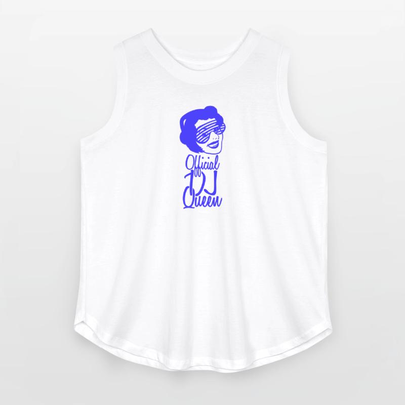 Official DJ Queen Party Retro Vintage Head Face
