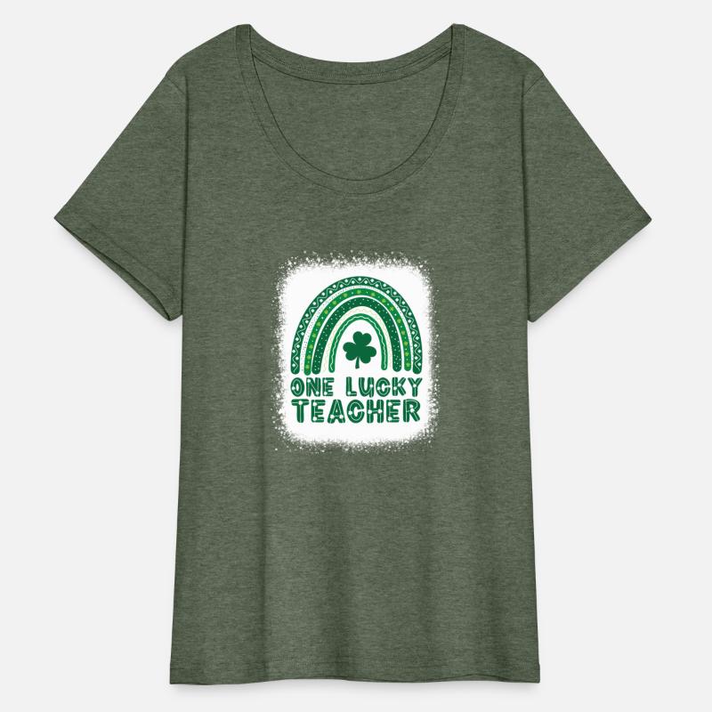 One Lucky Teacher St Patrick'S Day Rainbow