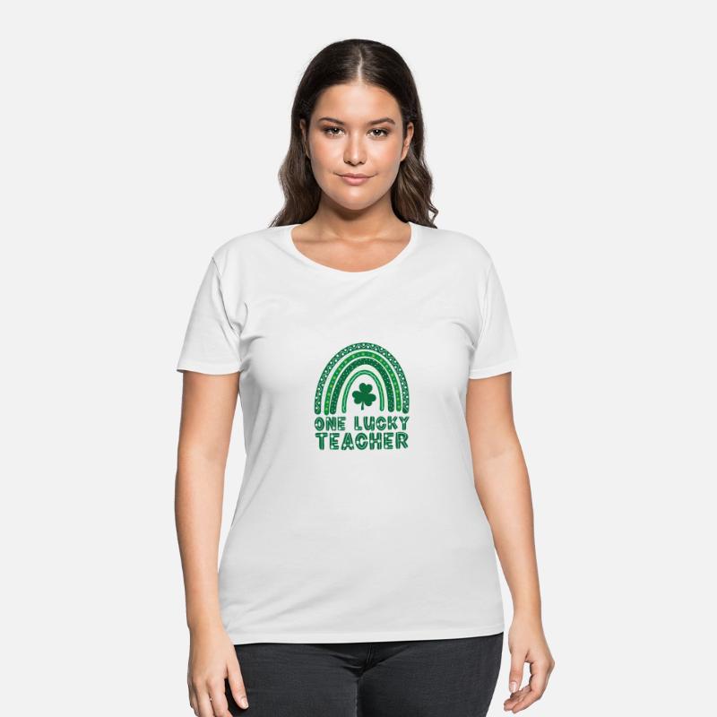 One Lucky Teacher St Patrick'S Day Rainbow