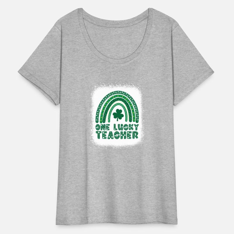 One Lucky Teacher St Patrick'S Day Rainbow