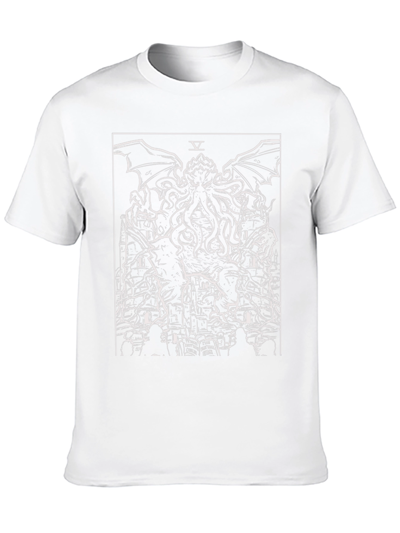 Cthulhu Tarot Card Graphic T-Shirt