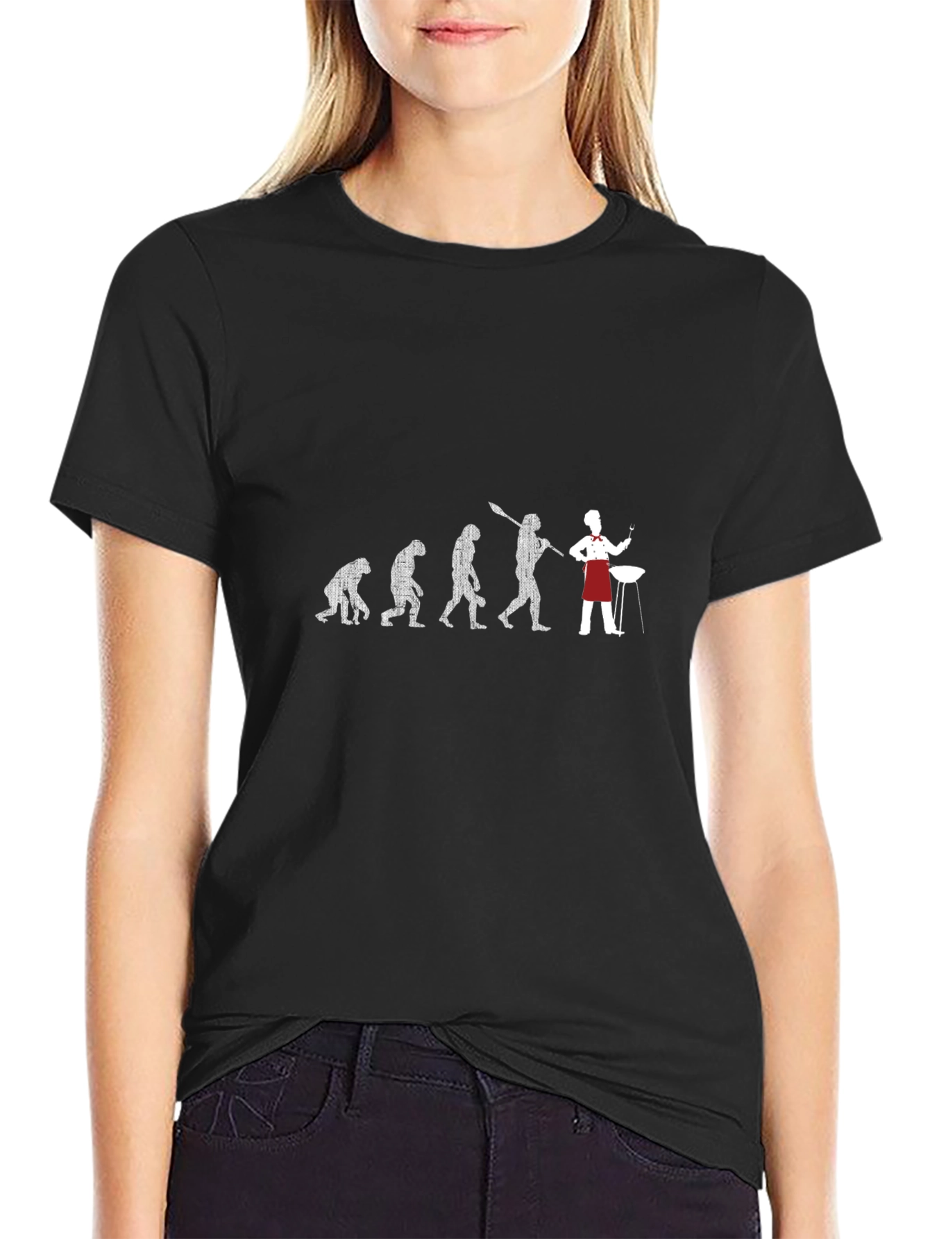 Evolution of BBQ Black T-Shirt