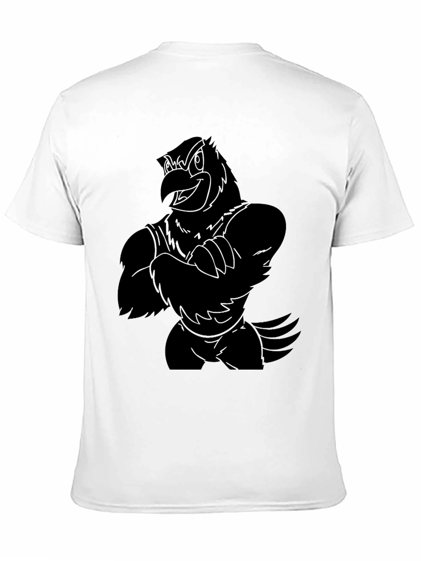 Mens Black Eagle Graphic T-Shirt