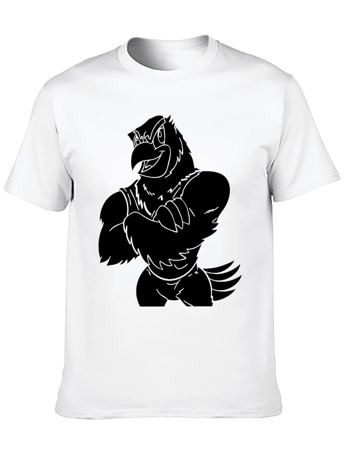 Mens Black Eagle Graphic T-Shirt