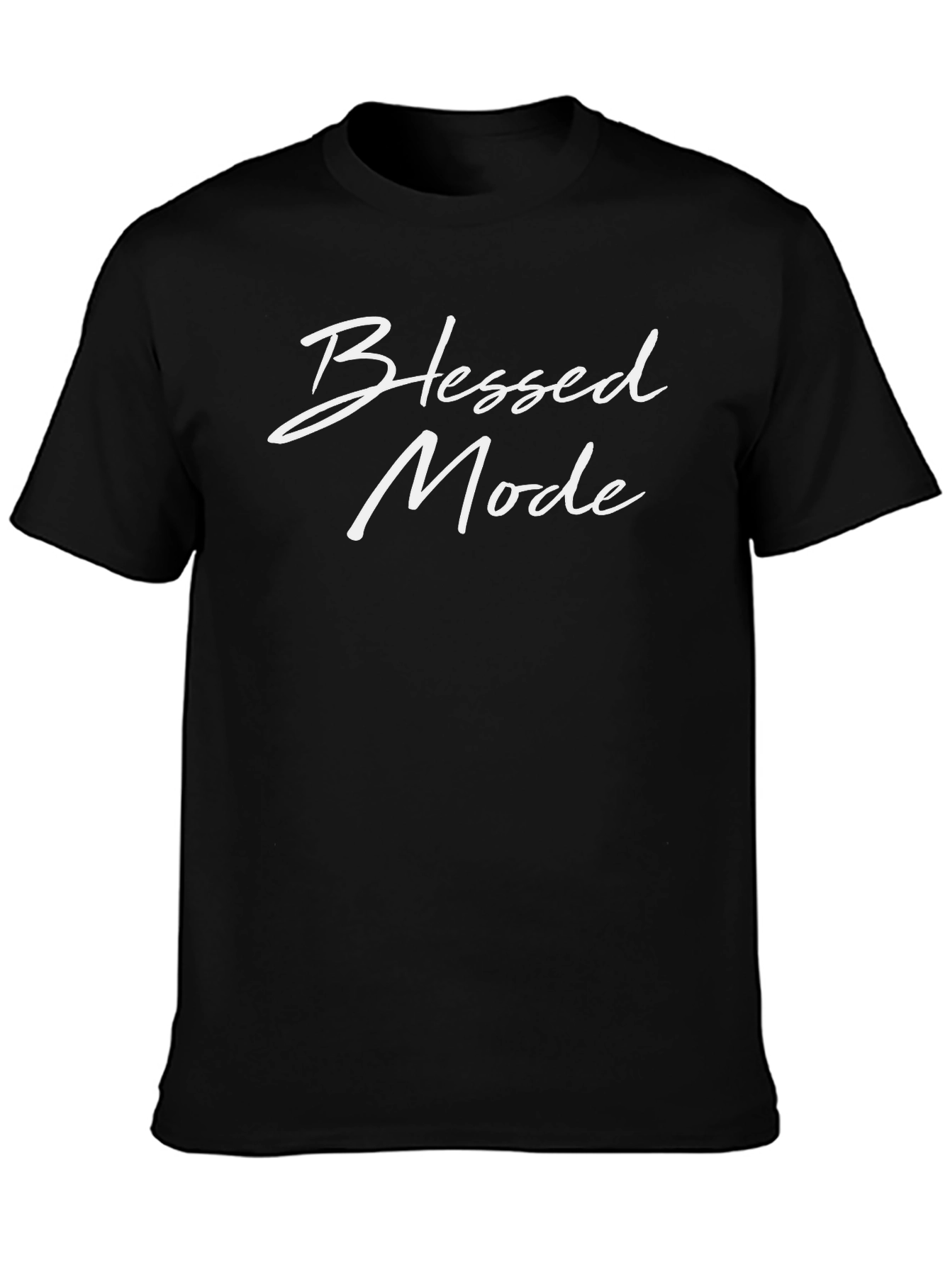 Blessed Mode Black T-Shirt - Stylish & Comfortable