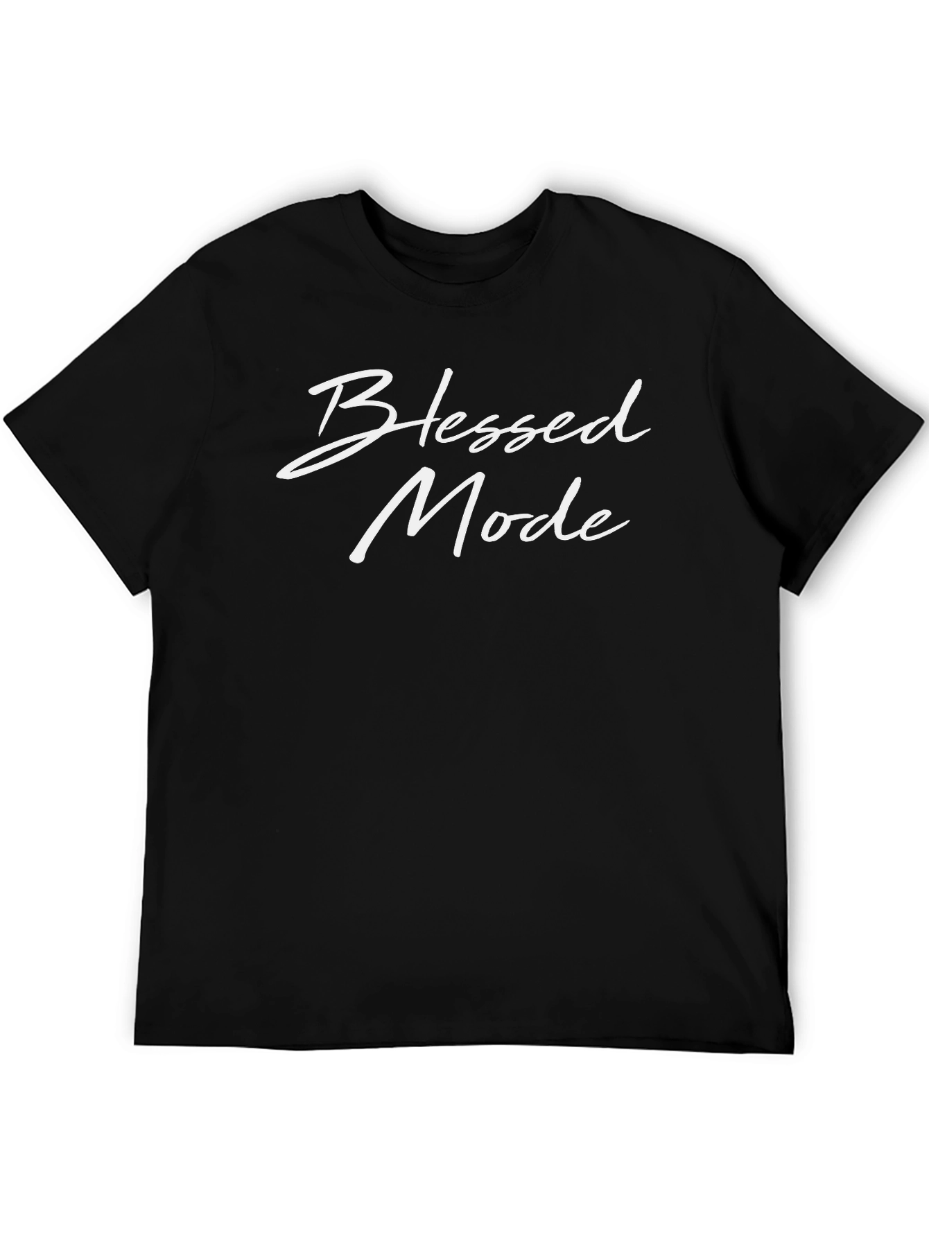 Blessed Mode Black T-Shirt - Stylish & Comfortable