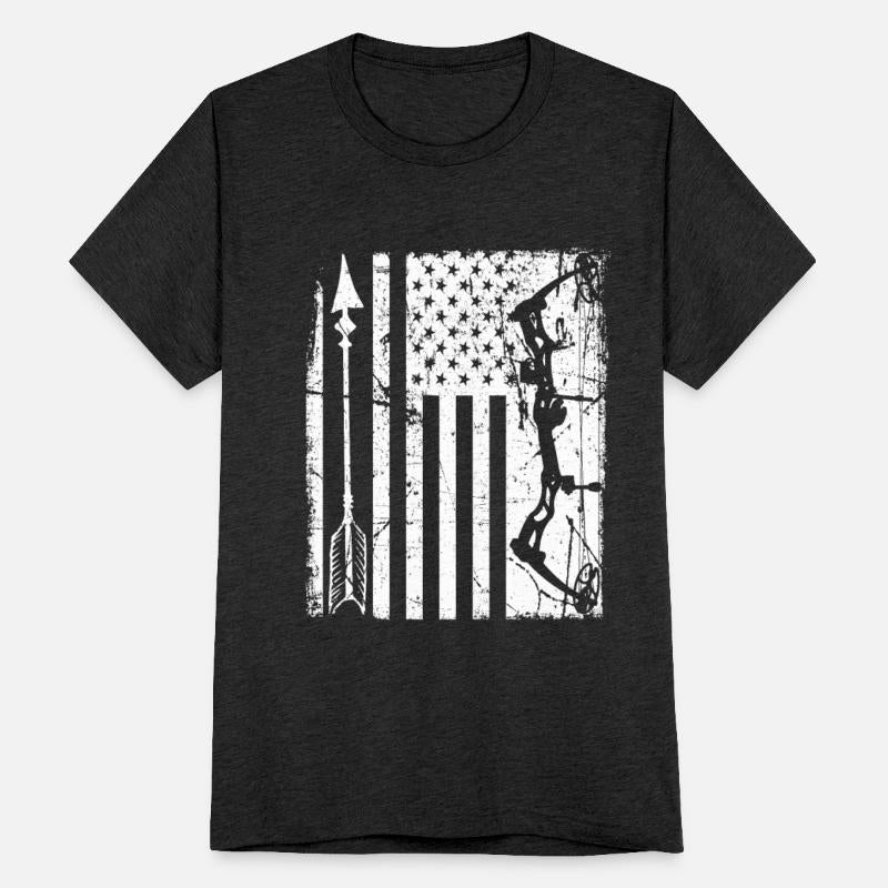 Outdoor Hunting American Flag Bow Arrow Target