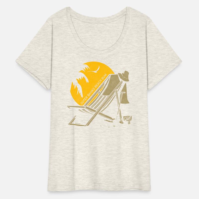 Outer Banks Beach Bum OBX Gold Vintage